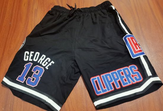 NBA 13 George Los Angeles Clippers shorts noir